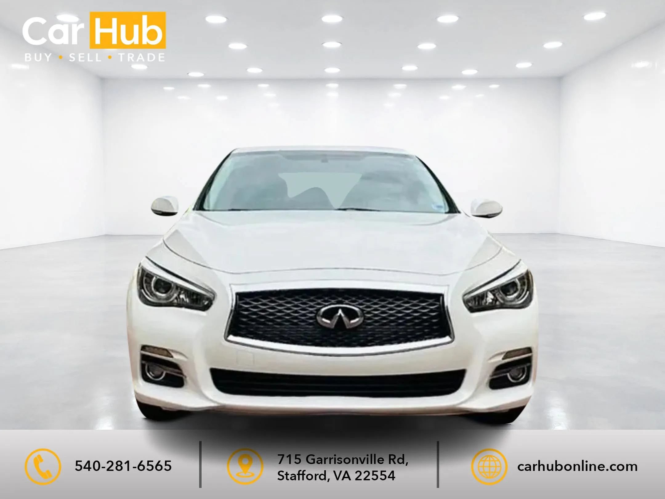 Used 2016 INFINITI Q50 2.0t w/ Moonroof Package RWD image 2