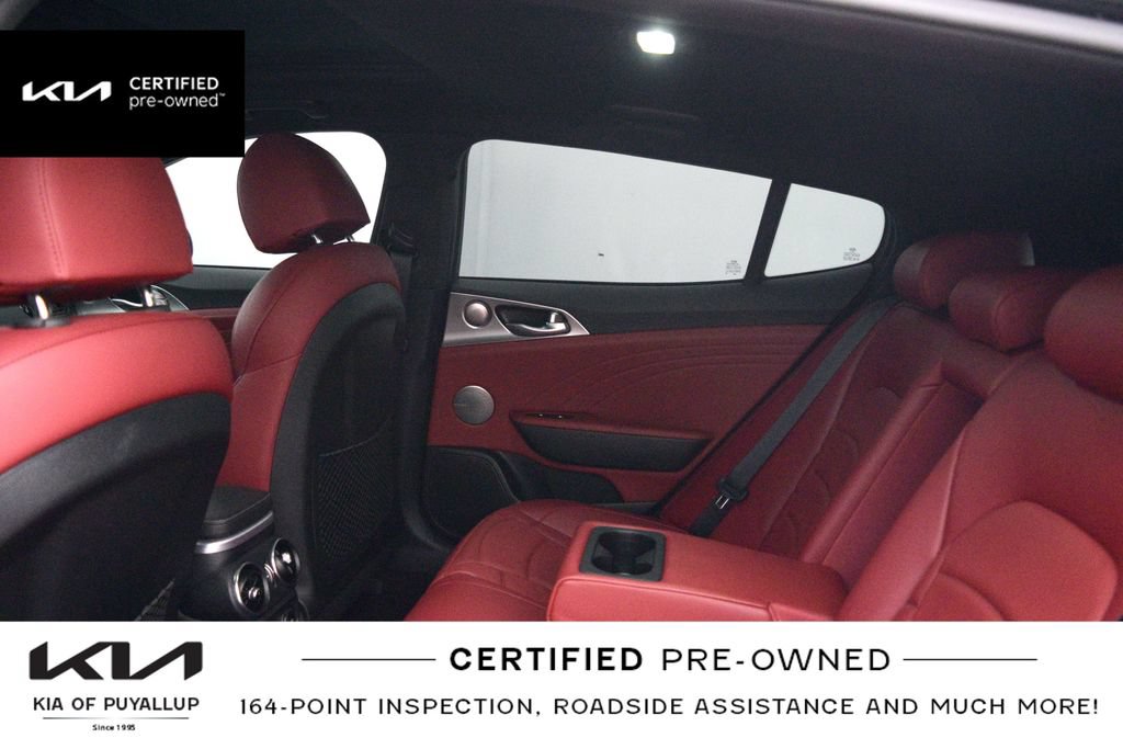 Certified 2022 Kia Stinger GT2 w/ Red Interior Color Package RWD image 13