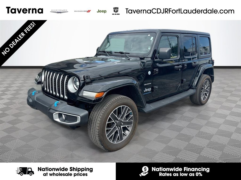 Used 2023 Jeep Wrangler Unlimited Sahara w/ Cold Weather Group AWD/4WD image 1