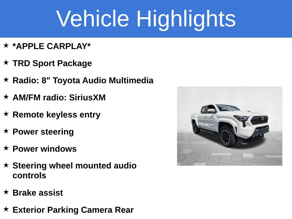 Used 2024 Toyota Tacoma TRD Sport RWD image 3