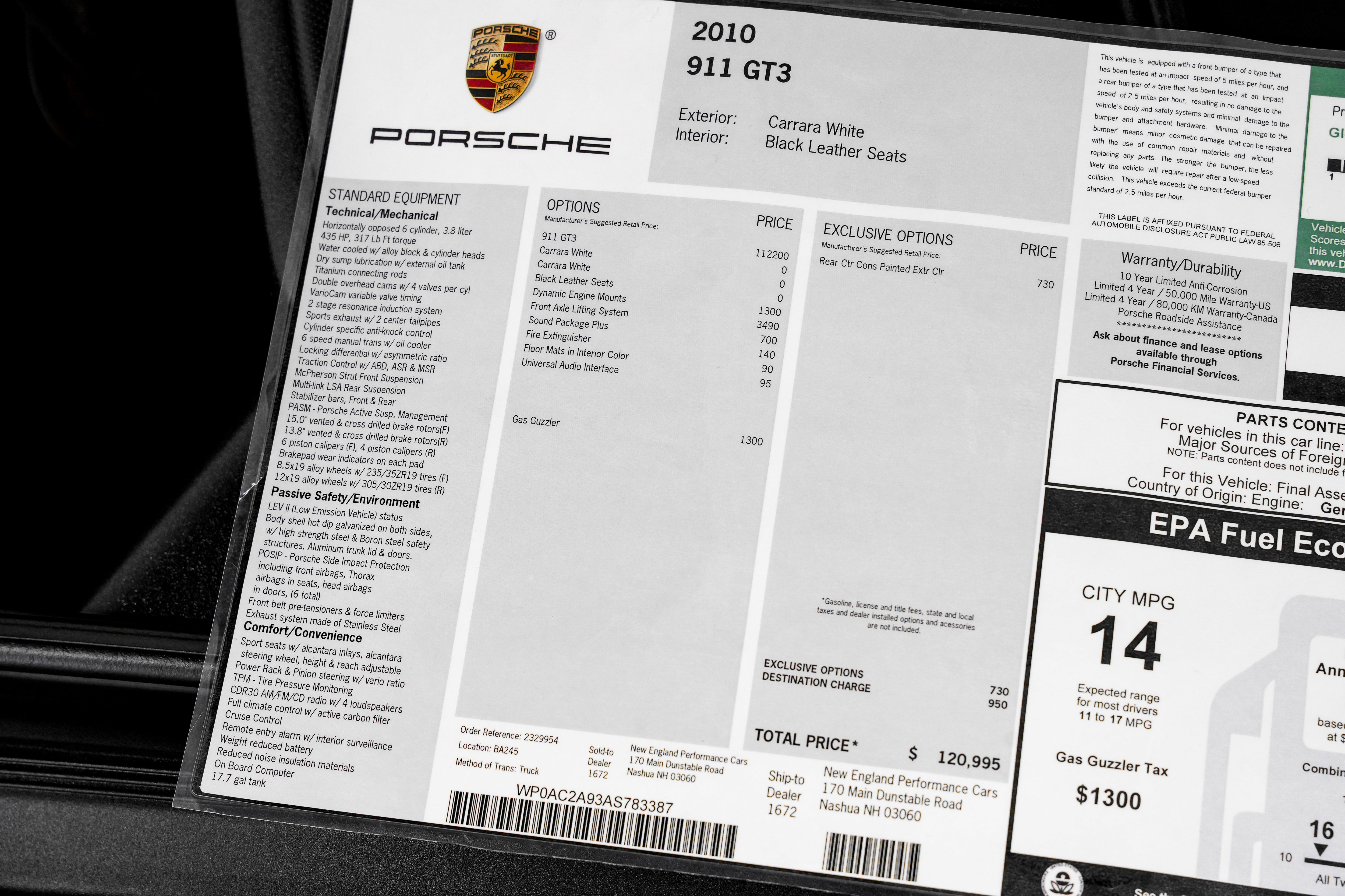 Used 2010 Porsche 911 GT3 image 2