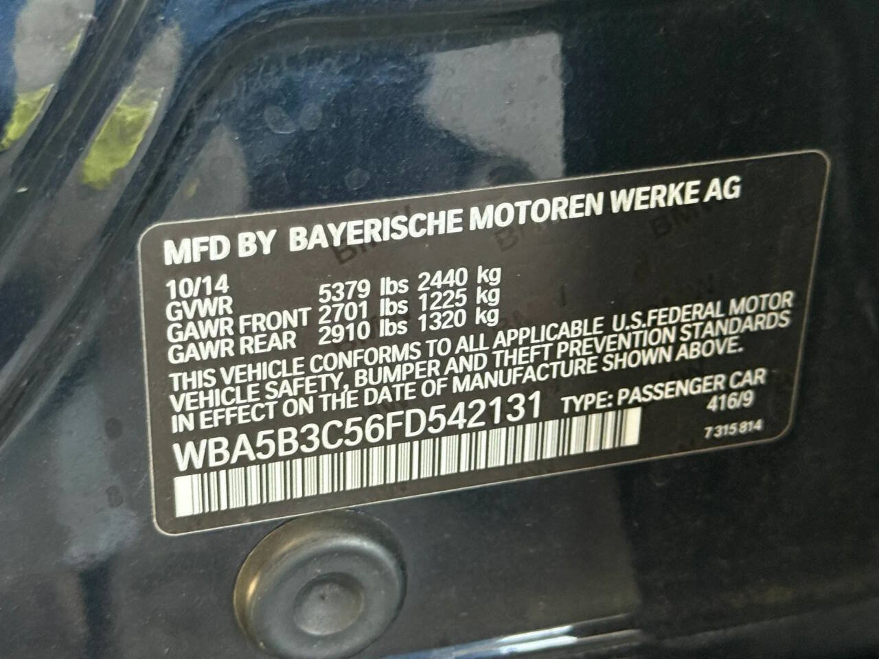 Used 2015 BMW 535i xDrive Sedan AWD/4WD image 28