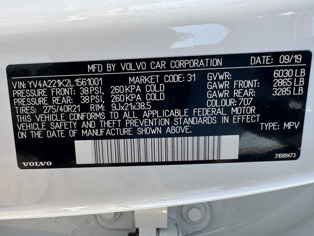 Used 2020 Volvo XC90 T6 Momentum w/ Protection Package Premier image 27