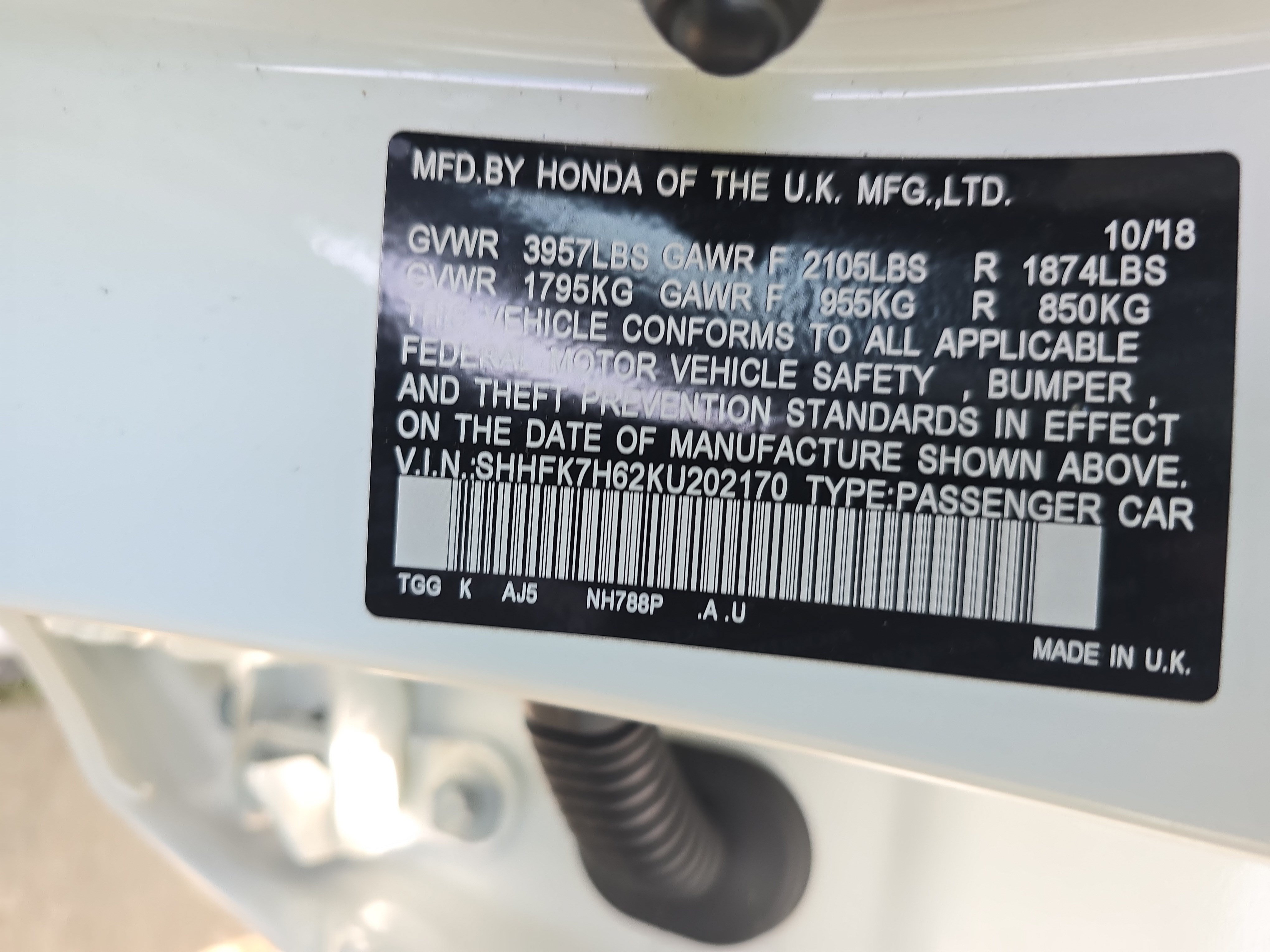 Used 2019 Honda Civic EX image 32