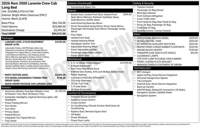 New 2026 RAM 3500 Laramie image 25