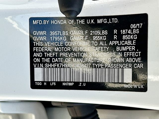 Used 2017 Honda Civic Sport Touring image 29