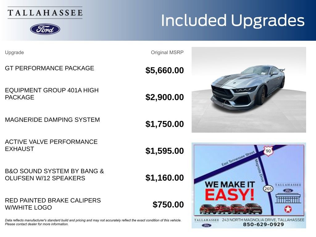 New 2025 Ford Mustang GT Premium w/ GT Performance Package image 3