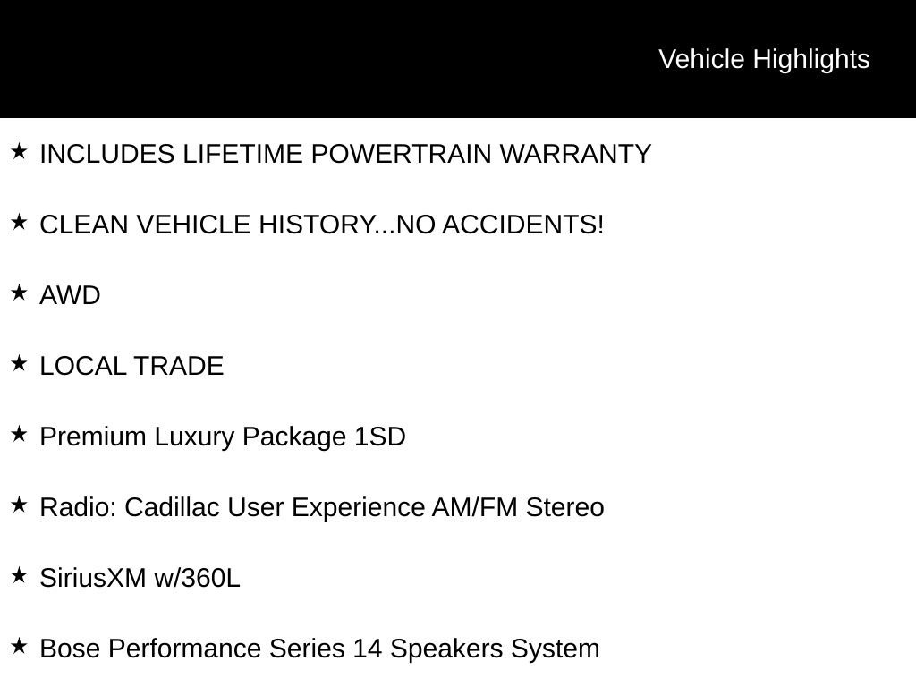 Used 2022 Cadillac XT5 Premium Luxury w/ LPO, Floor Liner Package image 10