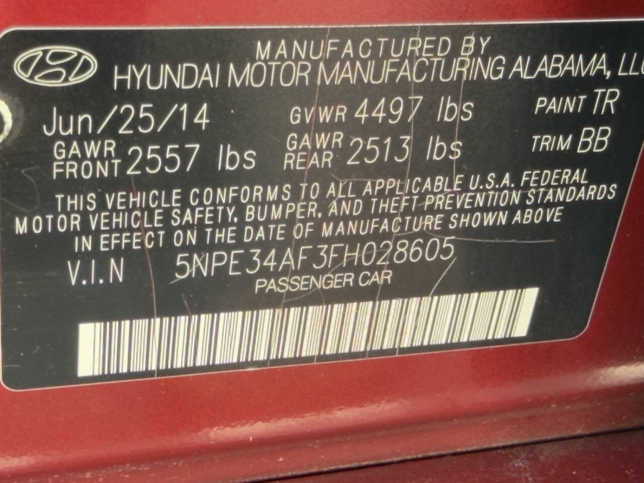 Used 2015 Hyundai Sonata Limited w/ Option Group 06 FWD image 21