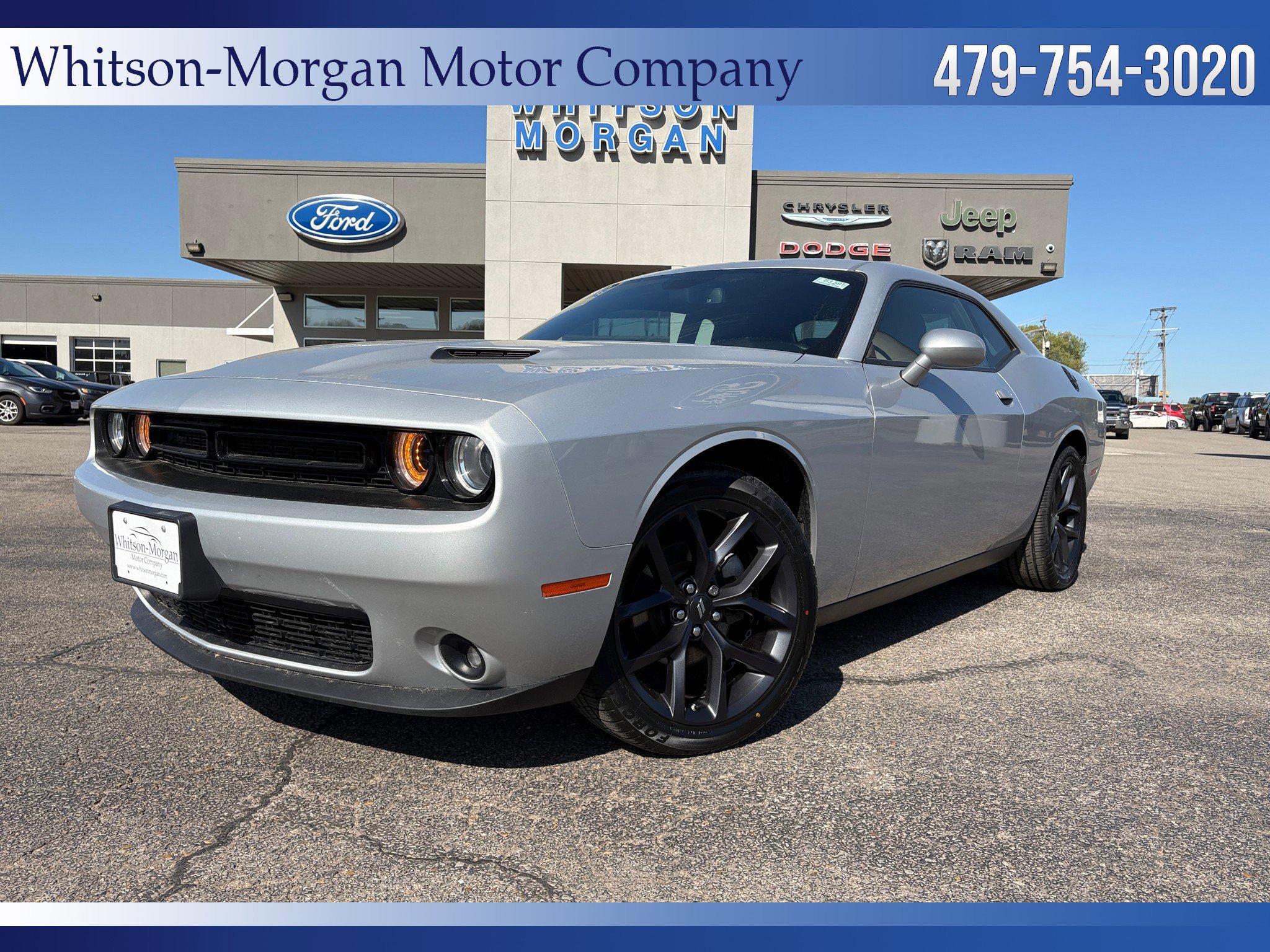 Used 2023 Dodge Challenger SXT w/ Blacktop Package RWD image 1
