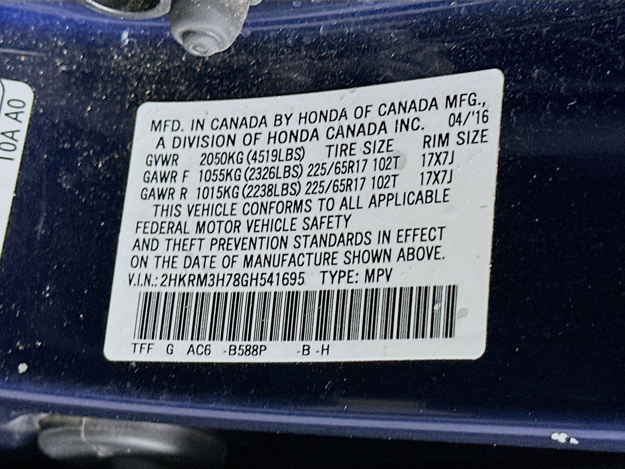 Used 2016 Honda CR-V EX-L image 12