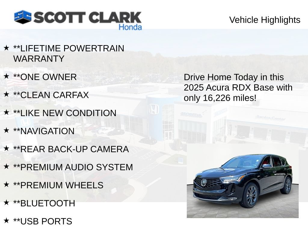 Used 2025 Acura RDX A-Spec AWD/4WD image 11