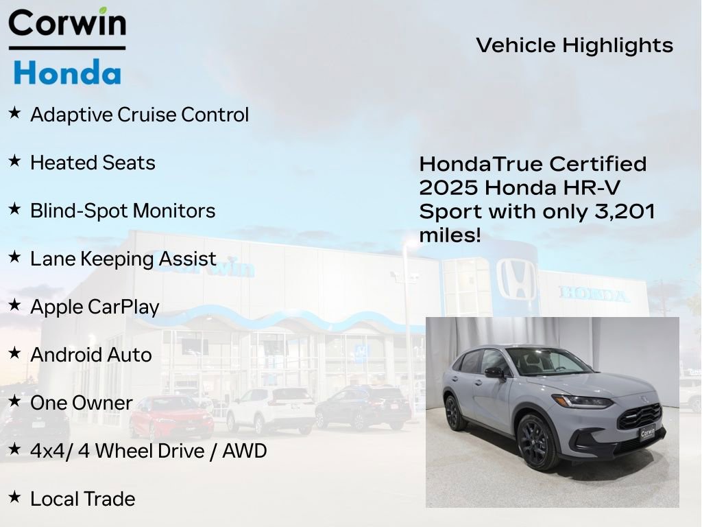 Used 2025 Honda HR-V Sport image 9