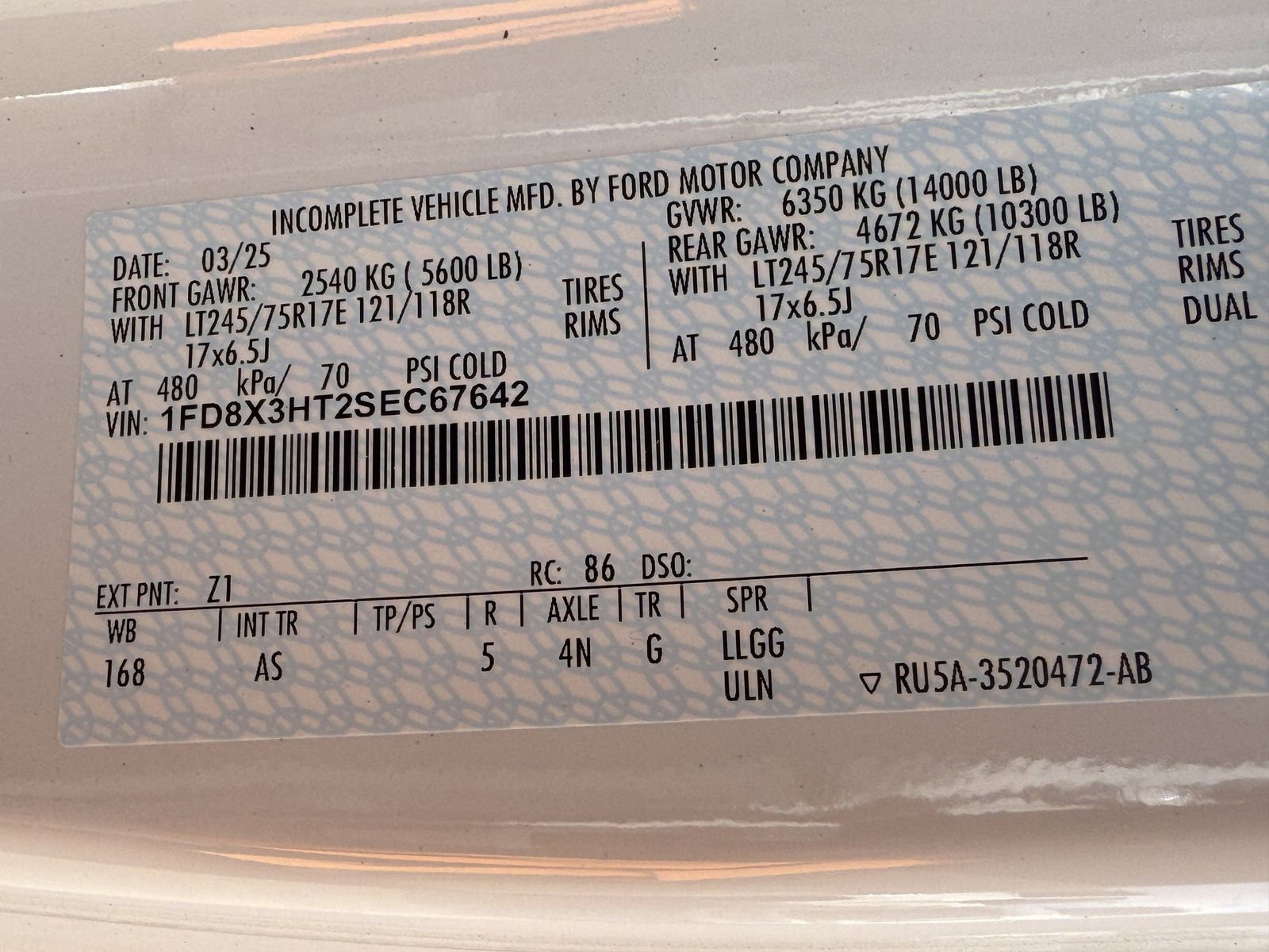 New 2025 Ford F350 XL w/ XL Chrome Package image 26