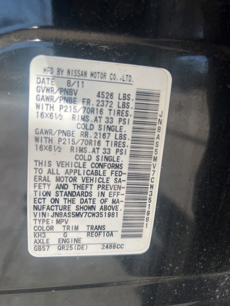 Used 2012 Nissan Rogue S image 13