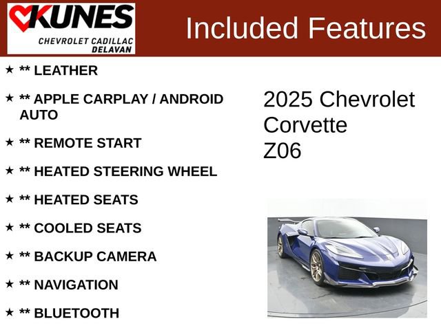 Used 2025 Chevrolet Corvette Z06 w/ Z07 Performance Package image 3