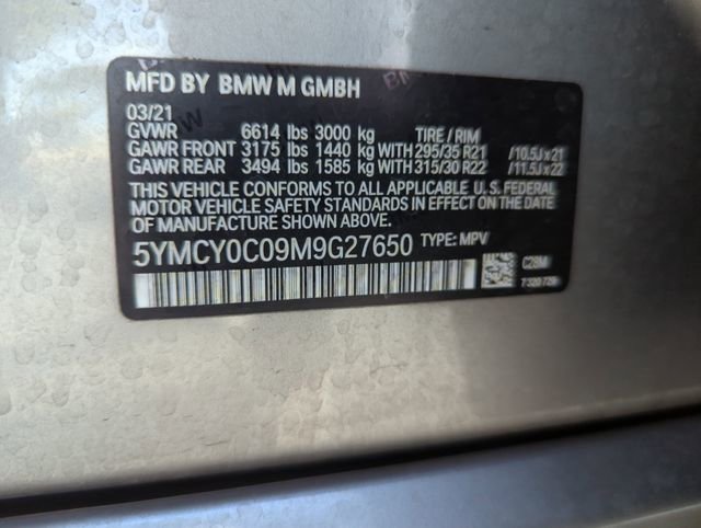 Used 2021 BMW X6 M w/ Competition Package image 41