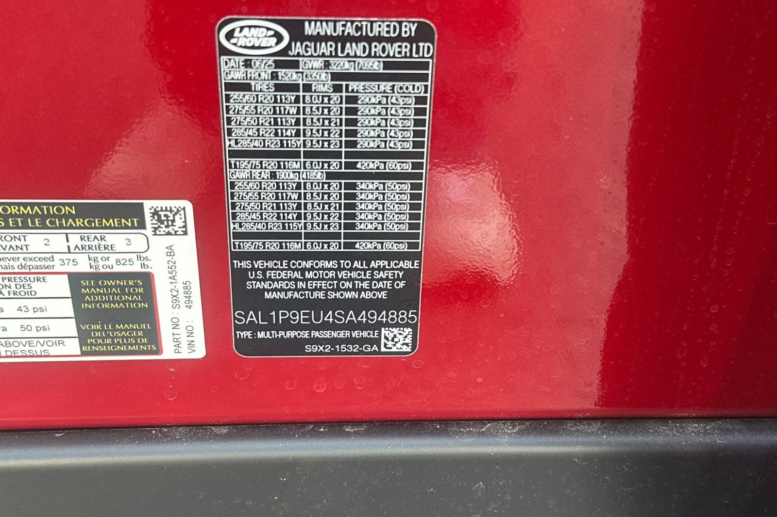 New 2025 Land Rover Range Rover Sport SE image 28