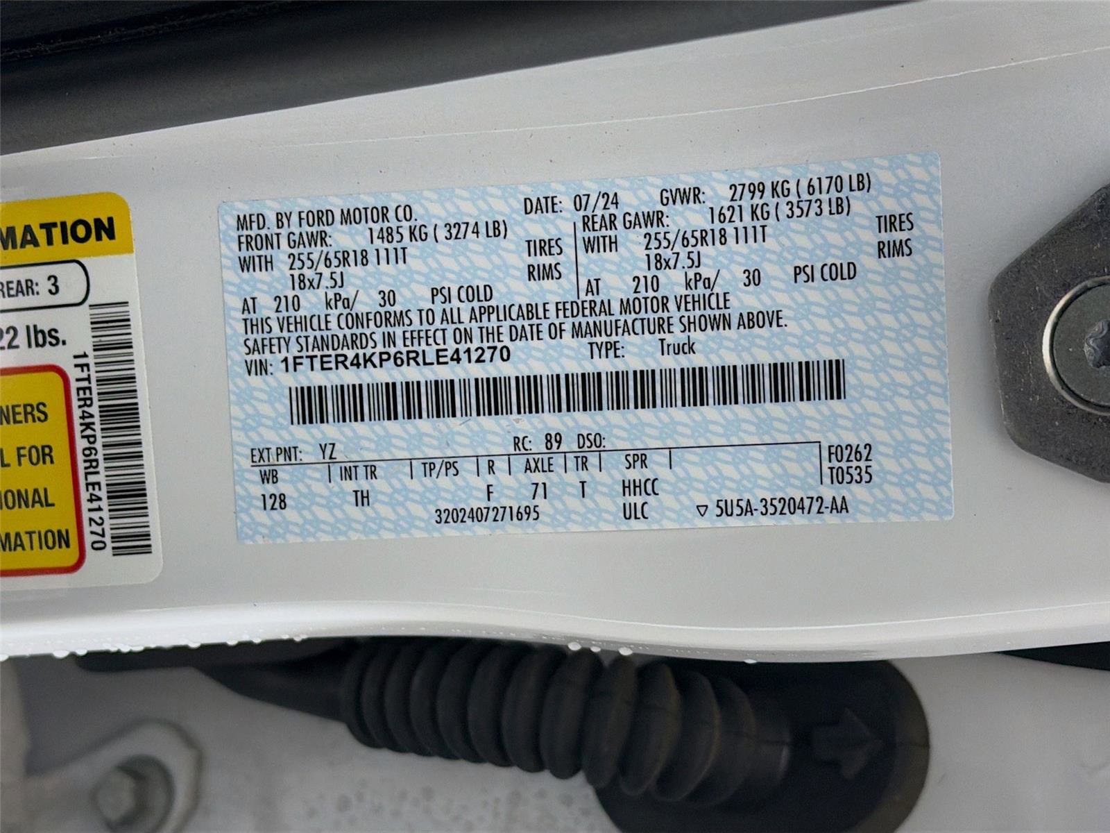 Used 2024 Ford Ranger Lariat image 30