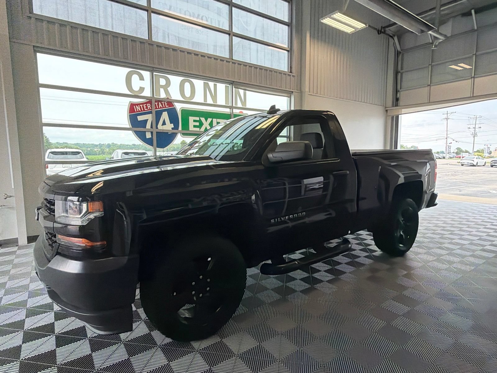 Used 2017 Chevrolet Silverado 1500 W/T w/ Black Out Edition AWD/4WD image 3