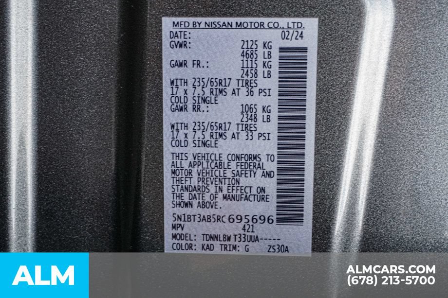 Used 2024 Nissan Rogue S AWD/4WD image 56
