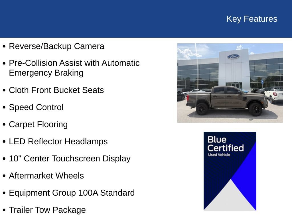 Used 2025 Ford Ranger XL w/ Trailer Tow Package RWD image 12