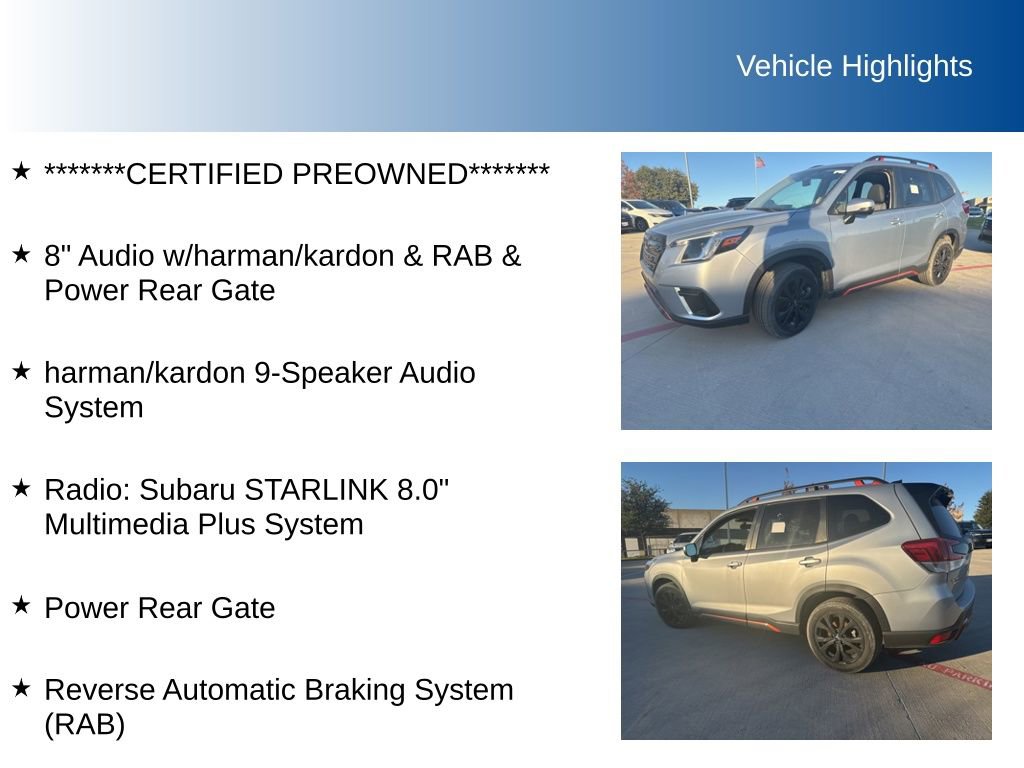 Used 2024 Subaru Forester Sport image 5