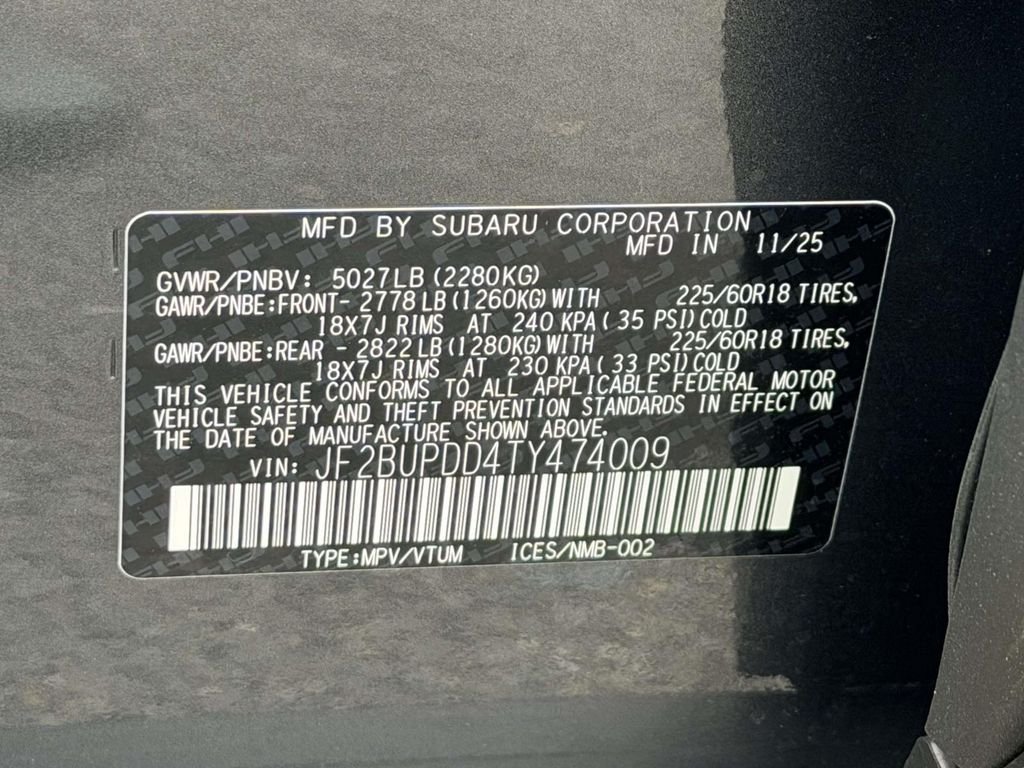 New 2026 Subaru Outback Limited AWD/4WD image 25