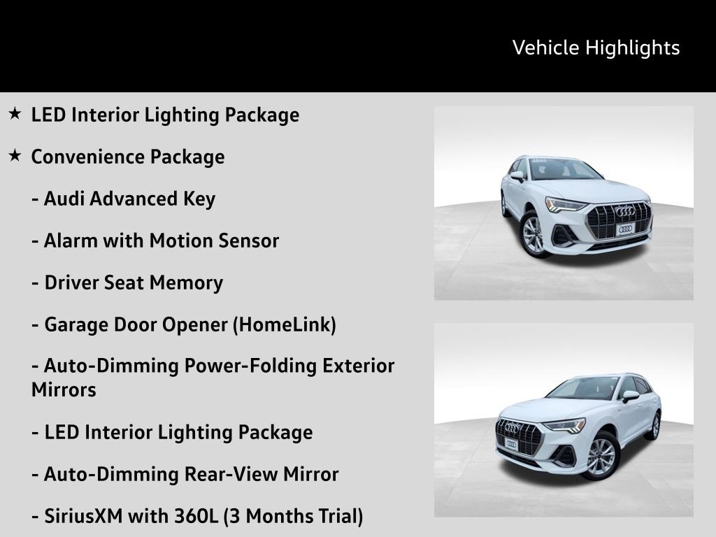Certified 2025 Audi Q3 2.0T Premium w/ Convenience Package image 17