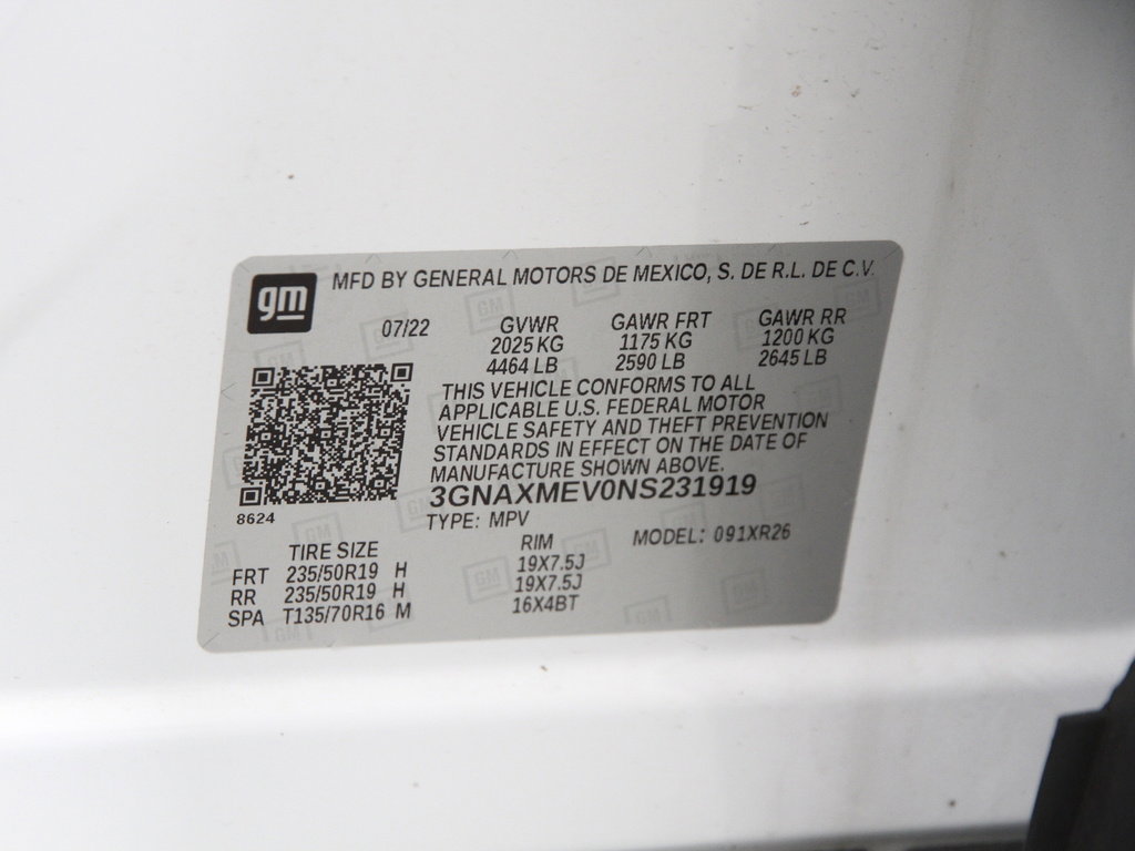 Certified 2022 Chevrolet Equinox RS image 21