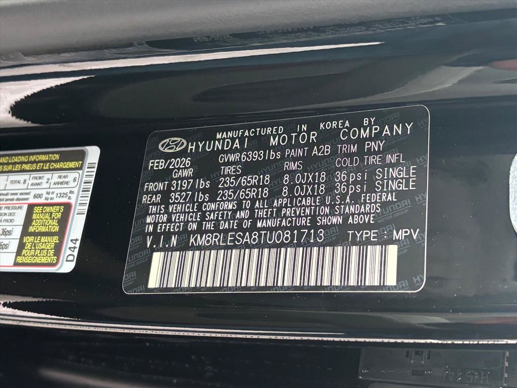 New 2026 Hyundai Palisade SEL AWD/4WD image 30