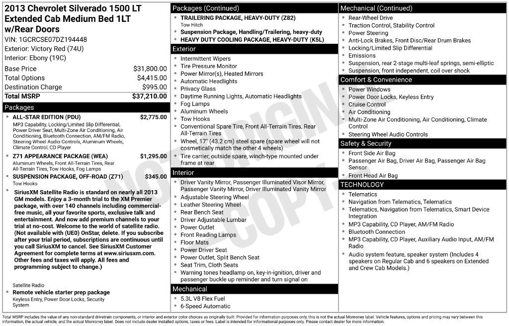 Used 2013 Chevrolet Silverado 1500 LT w/ All-Star Edition RWD image 11