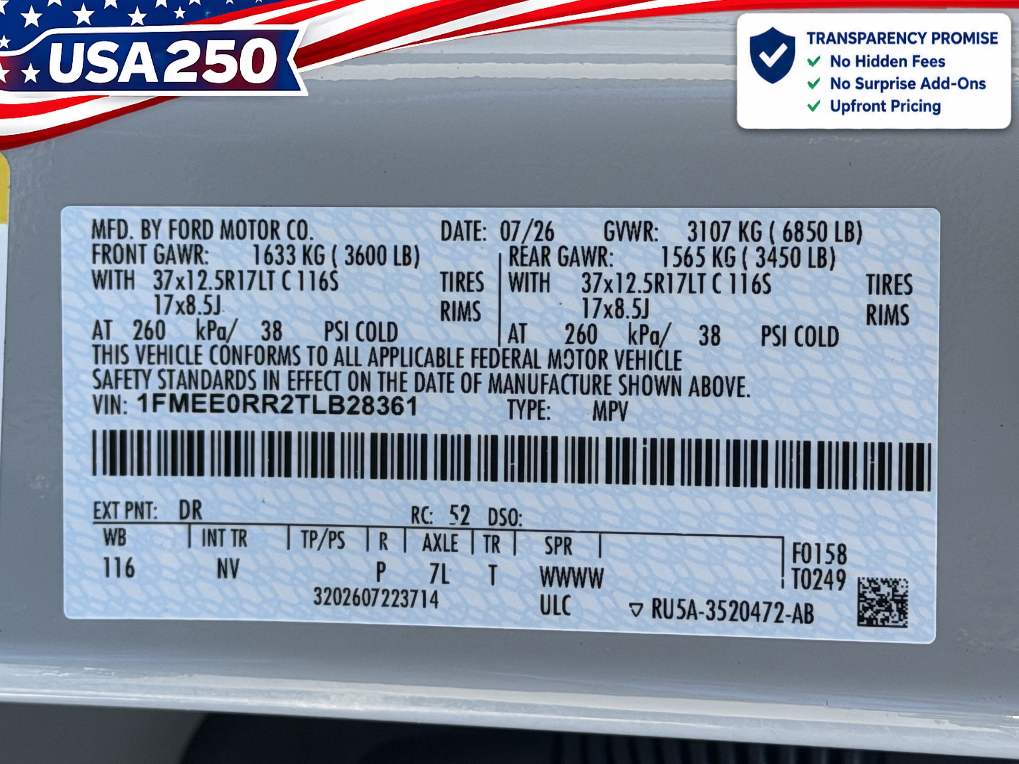 New 2026 Ford Bronco Raptor AWD/4WD image 26