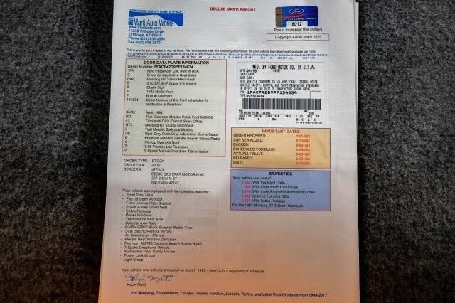 Used 1993 Ford Mustang Cobra image 53