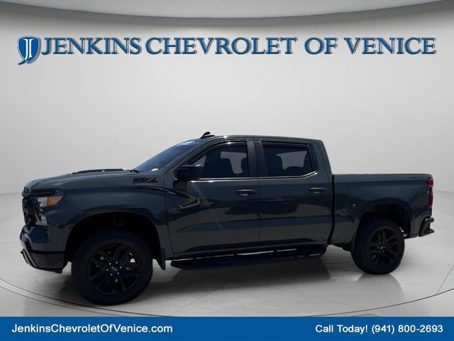 Certified 2025 Chevrolet Silverado 1500 Custom Trail Boss w/ Dark Appearance Package AWD/4WD image 9
