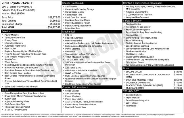 Used 2023 Toyota RAV4 LE image 12