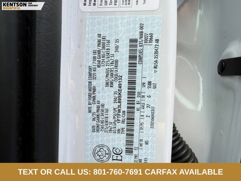 Used 2025 Ford F150 XLT w/ Equipment Group 301A Standard AWD/4WD image 30