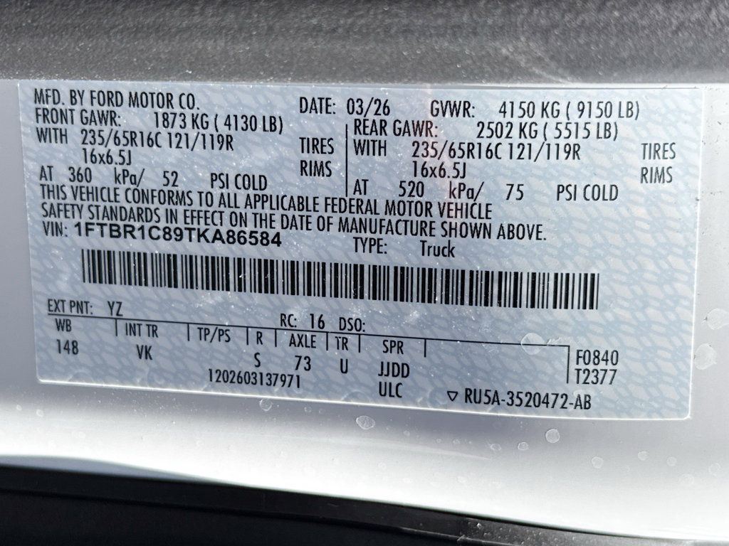 New 2026 Ford Transit 250 148 Medium Roof image 27