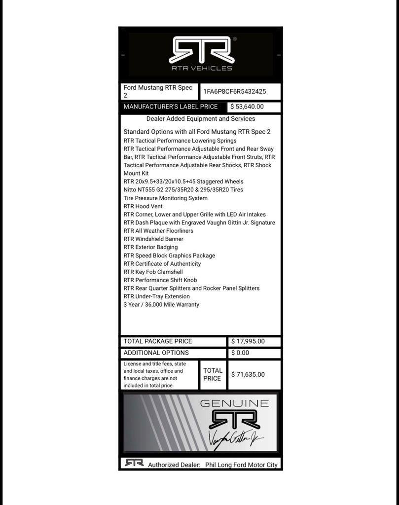 Certified 2024 Ford Mustang GT w/ GT Performance Package RWD image 7