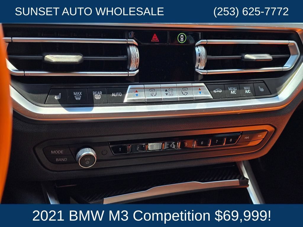 Used 2021 BMW M3 Competition RWD image 44