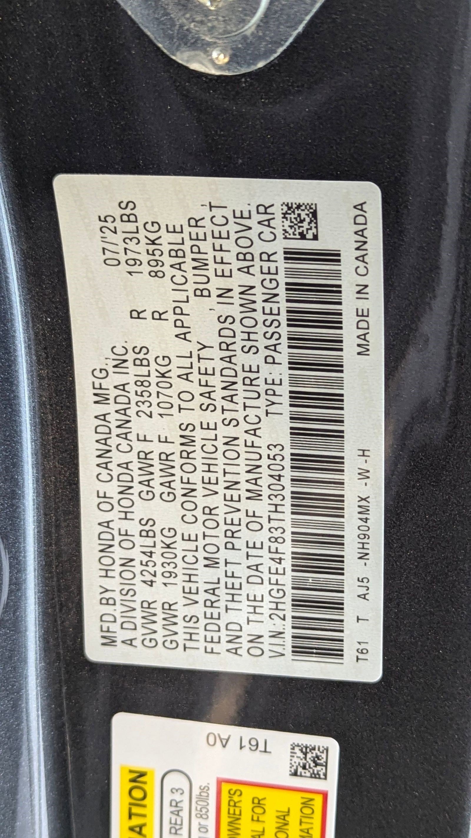 Used 2026 Honda Civic Sport Touring image 20