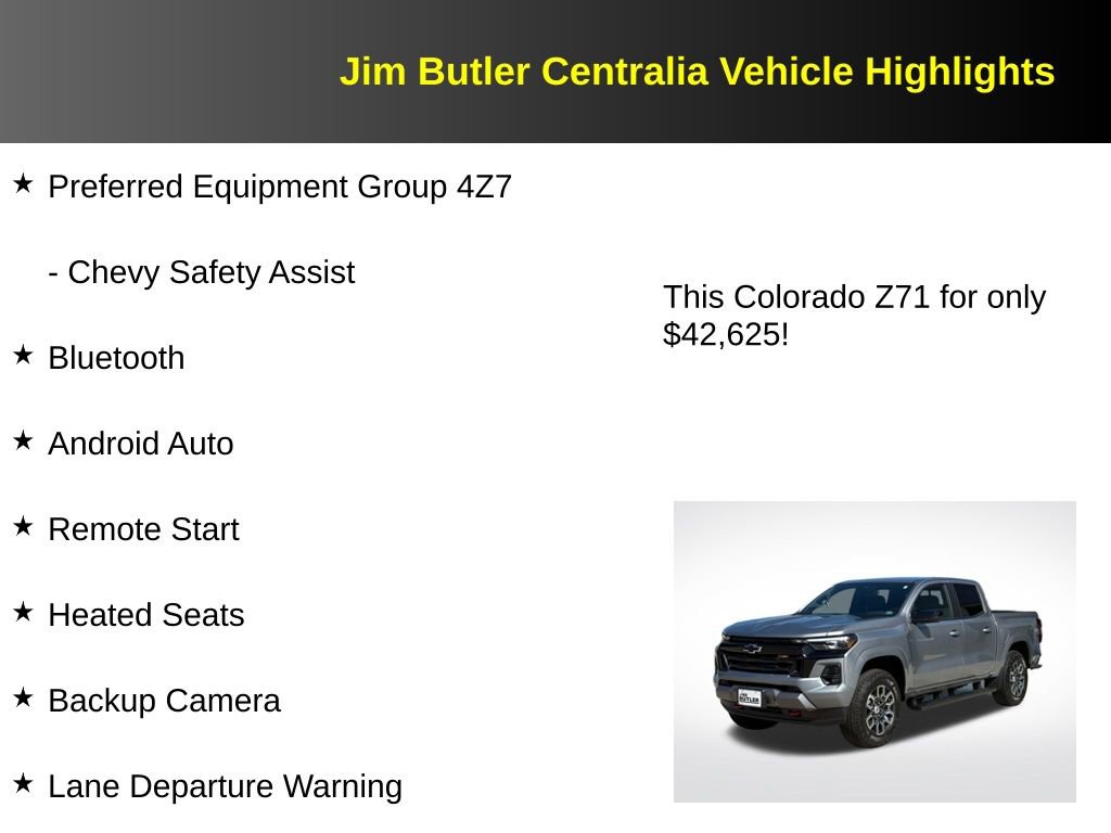 Used 2026 Chevrolet Colorado Z71 AWD/4WD image 5