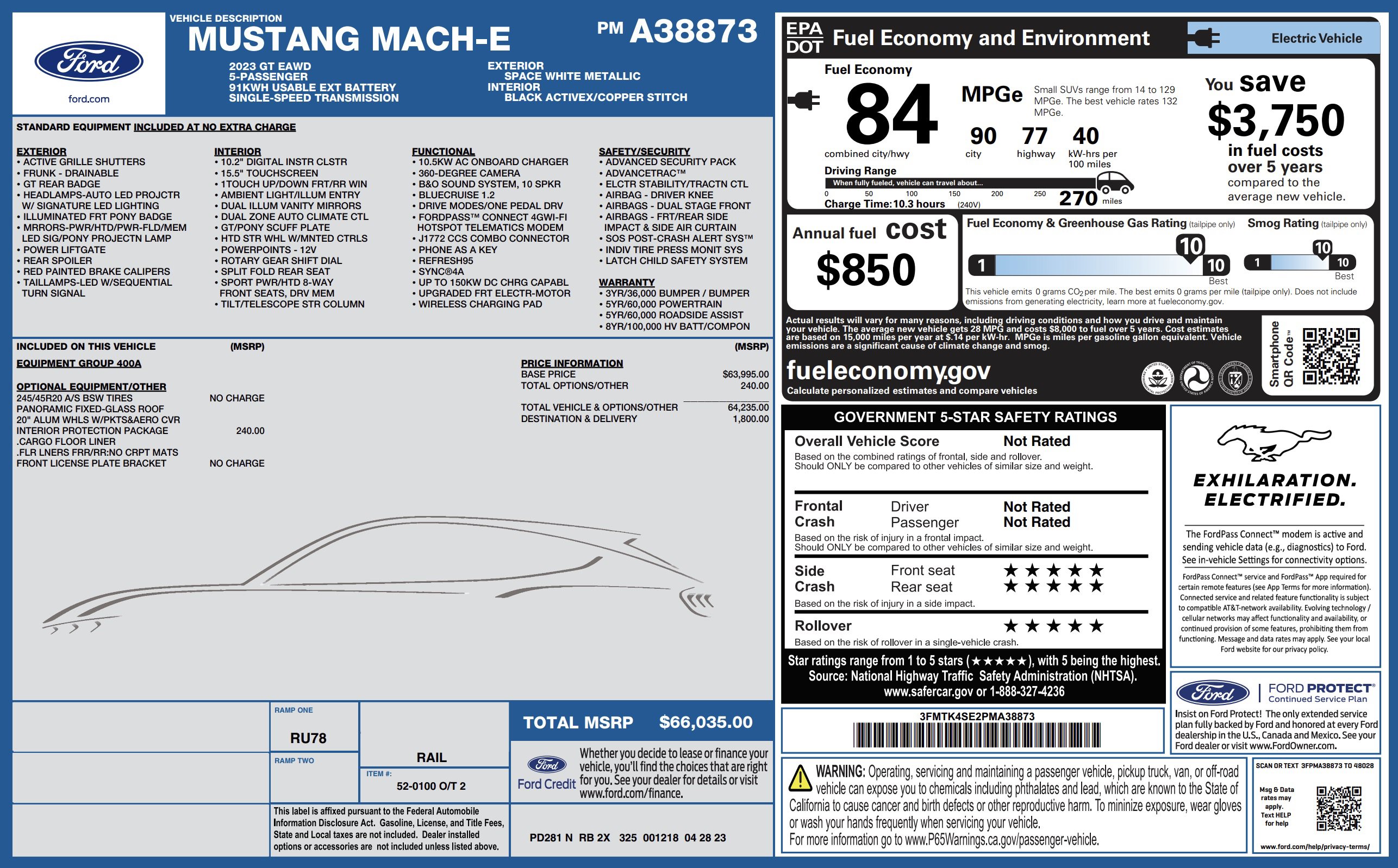 Used 2023 Ford Mustang Mach-E GT AWD/4WD image 4
