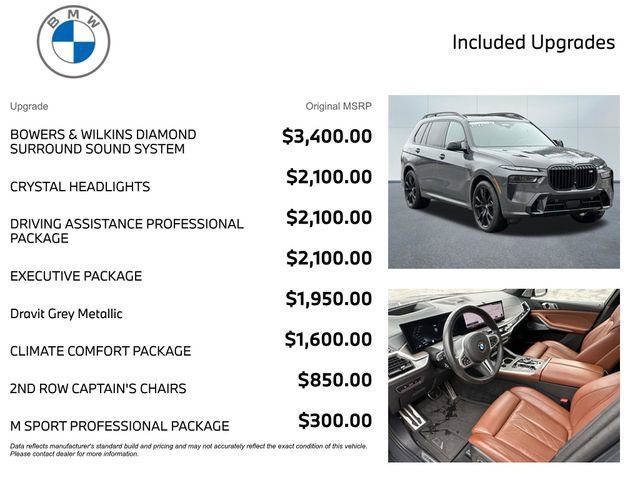 Certified 2024 BMW X7 M60i w/ Executive Package image 3