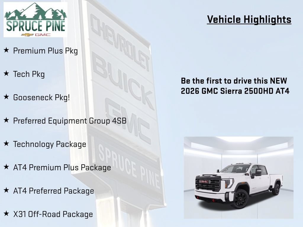 New 2026 GMC Sierra 2500 AT4 w/ AT4 Premium Plus Package AWD/4WD image 5