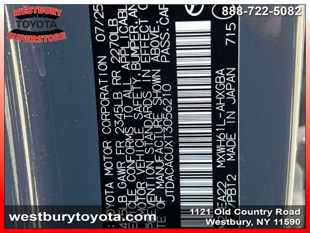 Used 2026 Toyota Prius Plug-In Hybrid FWD image 21