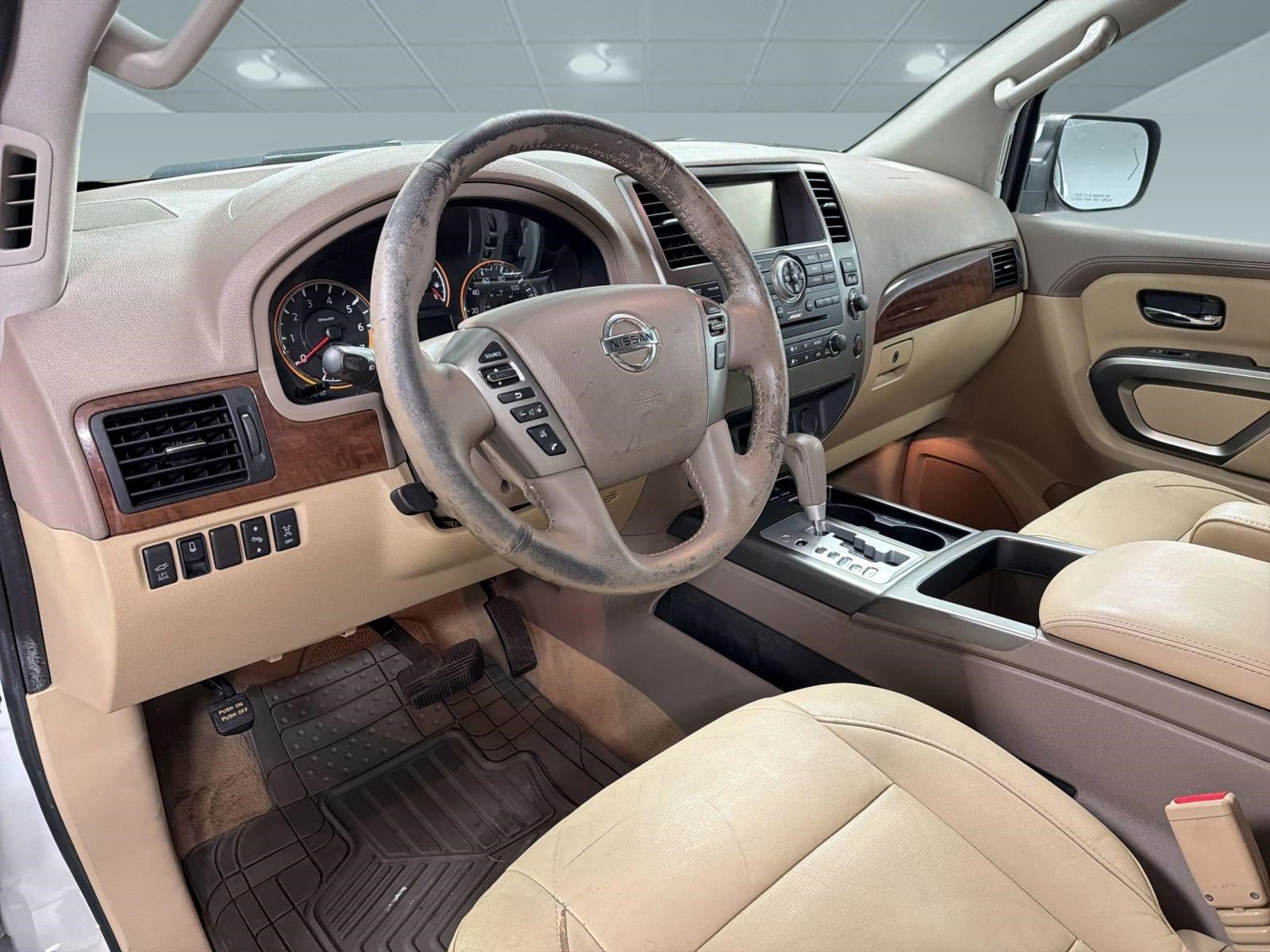 Used 2015 Nissan Armada Platinum w/ 2nd Row Captain Seat Package RWD image 4