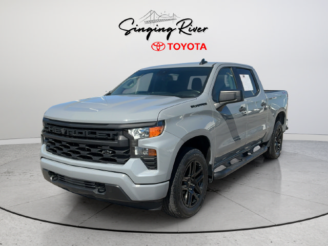 Used 2024 Chevrolet Silverado 1500 Custom w/ Turbomax Blackout Package AWD/4WD image 3