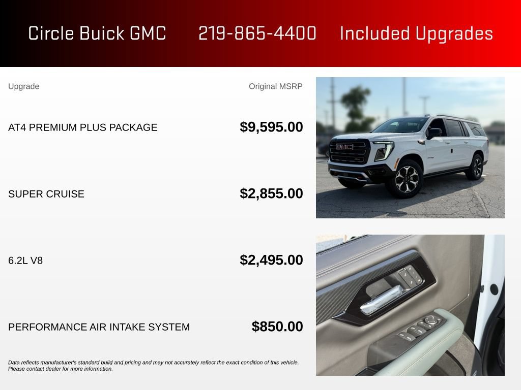 New 2026 GMC Yukon XL AT4 w/ AT4 Premium Plus Package AWD/4WD image 3