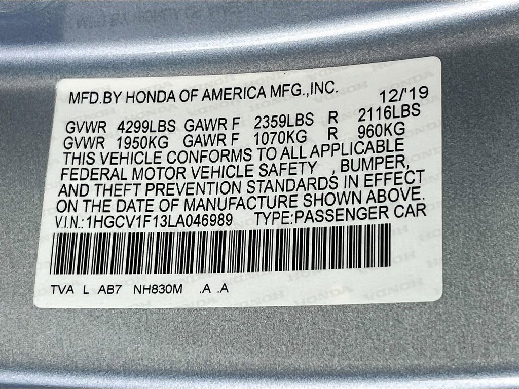 Used 2020 Honda Accord LX image 29